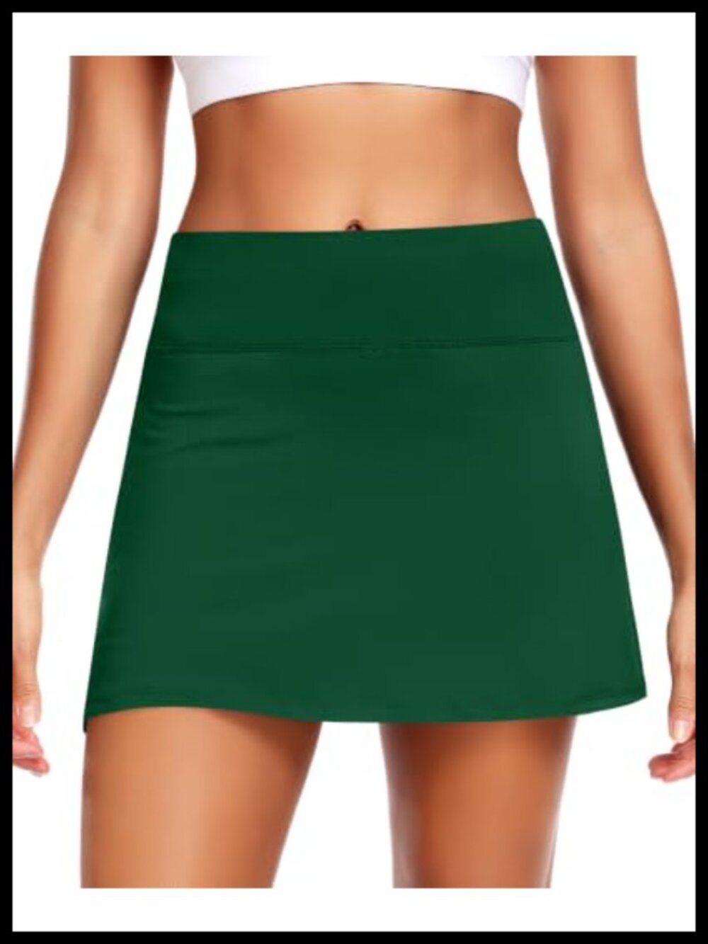 High Waisted A-Line Tennis Golf Skort with Pockets